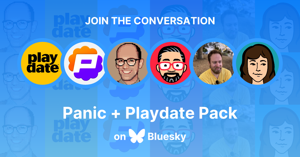 Panic + Playdate starter pack on Bluesky