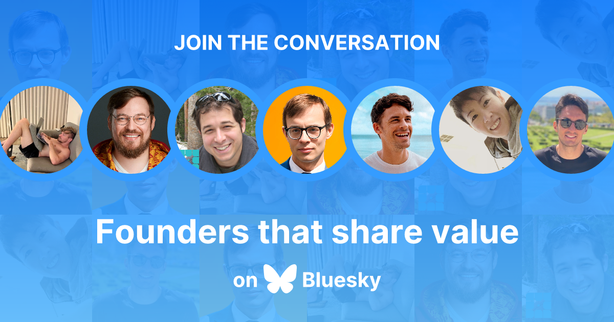 Founders that share value